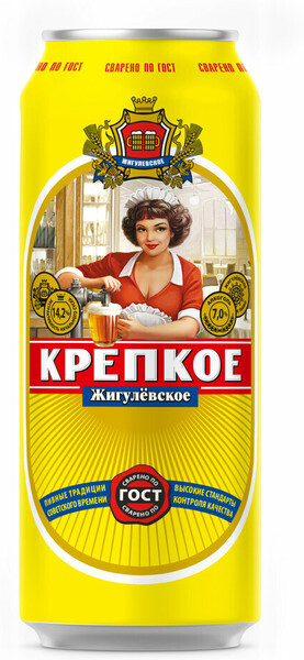 Пиво крепкое Жигулевское, 7%, 0,45 л