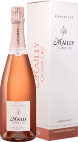 Игристое вино Mailly Grand Cru Rose de Mailly Brut Champagne AOC (gift box) 0.75л