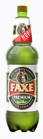 Пиво светлое Faxe фильтрованное, 1.3 л