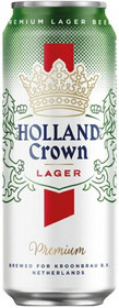 Пиво светлое Holland Crown Premium фильтрованное, 0.5 л