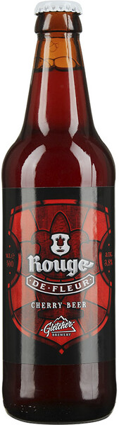 Пиво красное фильтрованное Rouge de Fleur со вкусом вишни 0,5 л