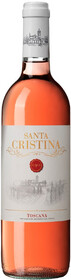 Вино SANTA CRISTINA Тоскана IGT розовое полусухое, 0.75л Италия, 0.75 L