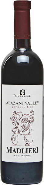 Вино красное полусладкое Алазанская долина Madlieri АРТ 12% 0,75 л