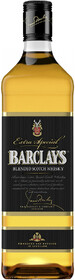 Виски шотландский Барклайс 3года 1,0л
