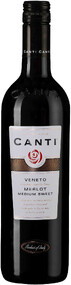 Вино CANTI Мерло Венето IGT красное полусладкое, 0.75л Италия, 0.75 L