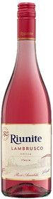 Игристое вино Riunite Lambrusco Emilia 0.75 л полусладкое розовое, 0.75 л