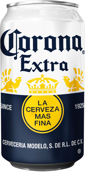 Пиво светлое Corona Extra фильтрованное, 0.33 л
