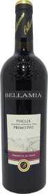 Вино красное полусухое «Bellamia Primitivo Puglia», 0.75 л