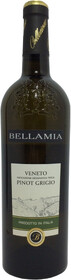 Вино белое полусухое Bellamia Pinot Grigio Delle Venezie 0,75 л