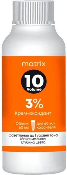 Matrix SoСolor Окислитель (эмульсия, оксигент, оксид) 3% 60мл