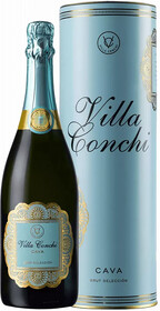 Игристое вино Cava DO Brut Seleccion Villa Conchi (gift box) 0.75л