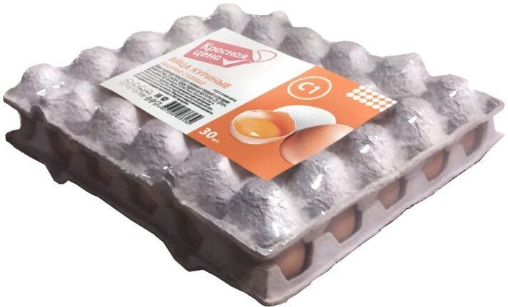 Яйца Красная Цена куриные С1 столовые 30шт