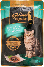 Корм влажный Окей Feline Caprice для кошек с рыбой в соусе 85г