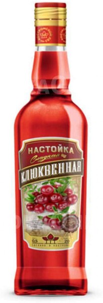 Настойка «Вологжанка» Клюквенная Россия, 0,5 л