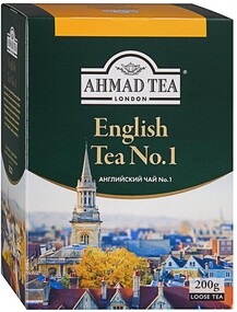 Чай Ahmad Tea English Tea №1 черный листовой с легким ароматом бергамота 200 г
