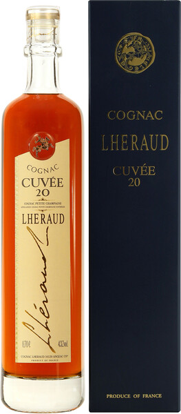 Коньяк Lheraud Cuvee 20 Cognac (gift box) 0.7л