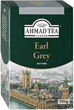 Чай Ahmad Tea Earl Grey черный листовой со вкусом и ароматом бергамота 100 г