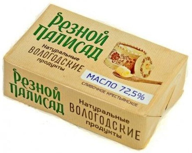 Масло сливочное Крестьянское Резной Палисад 72.5% 160г