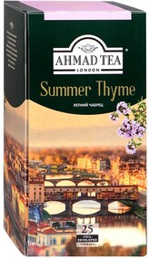 Чай Ahmad Tea Summer Thyme черный листовой 25 пакетиков по 1.8 г