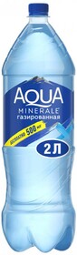 Вода питьевая Aqua Minerale газированная, 2 л  пластиковая бутылка, Россия