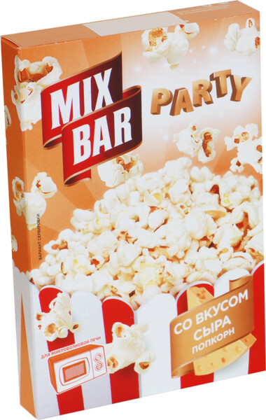 Попкорн Mixbar для печей Свч сырный вкус 85г