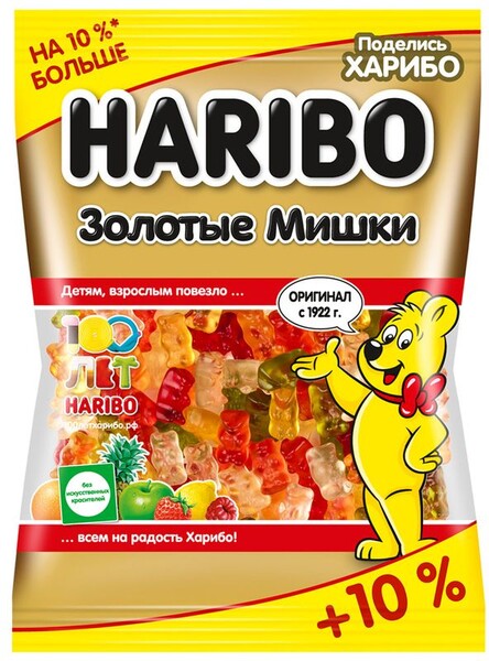 Жевательный мармелад Haribo Золотые Мишки 155 г
