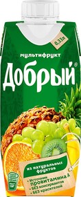 Нектар Добрый Мультифрут, 0,33л