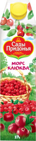 Морс Сады Пиридонья Клюква 1л