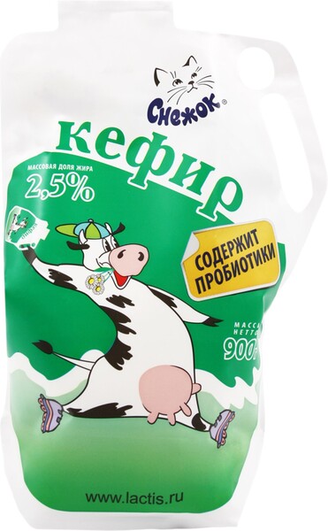 Кефир Снежок 2.5% 900г