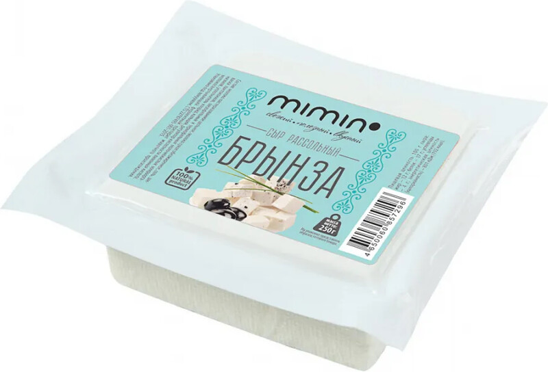 Сыр рассольный Брынза 30%, MIMIN, 250 г