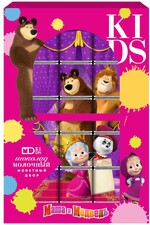 Шоколад молочный «Маша и Медведь», 75 г