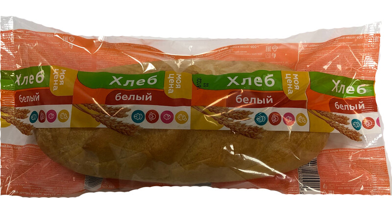 Хлеб Моя Цена белый новый 400г
