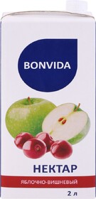 Нектар BONVIDA Яблочно-вишневый, 2л Россия, 2 L