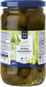 METRO Chef Халапеньо нарезанный маринованный, 360г