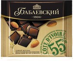 Шоколад Бабаевский Cote D’Ivoire темный с миндалем 90г