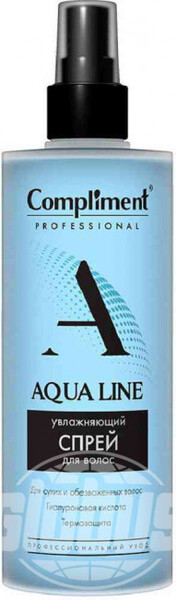 Спрей для волос увлажняющий Compliment Professional Aqua Line, 250 мл