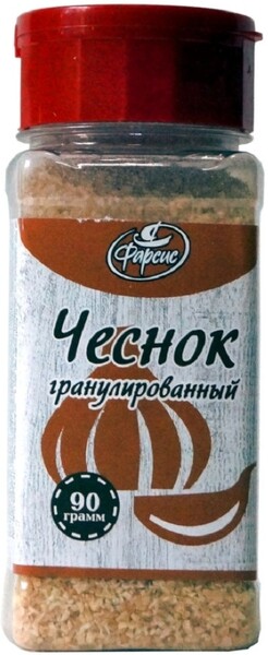 Фарсис / Чеснок гранулированный 90 гр. / чеснок сушеный в банке / острая приправа / молотый чеснок специя