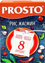 Рис длиннозерный PROSTO Жасмин, в пакетиках, 8х62,5г