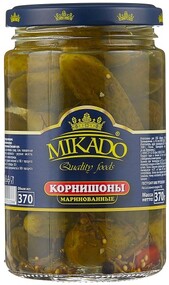 Огурцы Микадо 370мл корнишоны ст/б