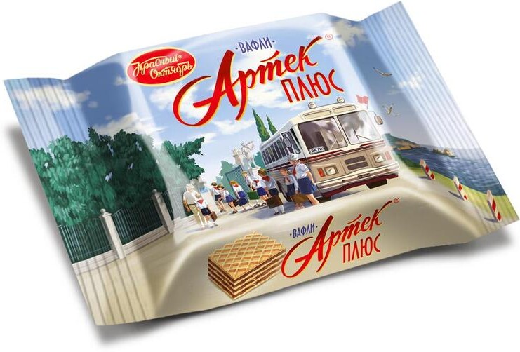 Вафли Рот Фронт Артек 18 г (70 штук в упаковке)