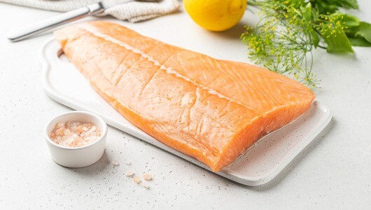 Семга филе на коже охлажденная, 350 г