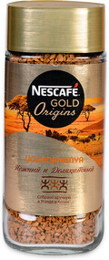 Кофе Nescafe Gold ORIGINS UGANDA-KENYA растворимый стеклянная банка 85г