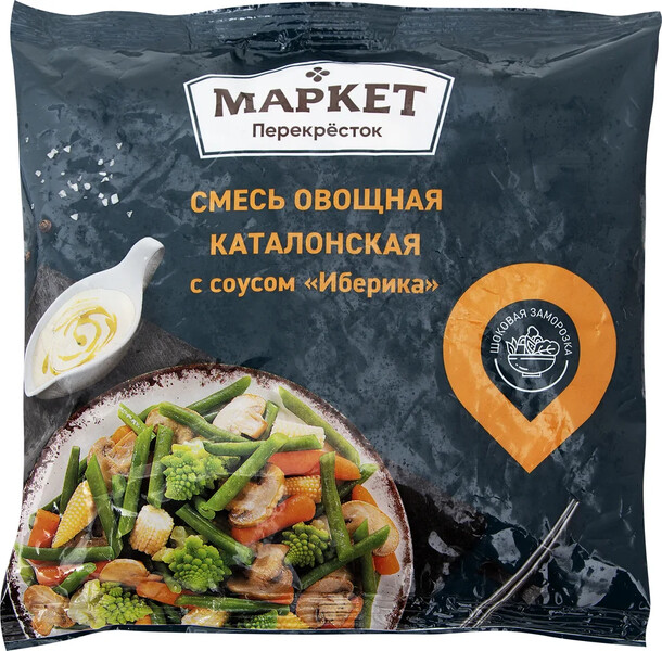 Смесь овощная Маркет Перекресток Каталонская с соусом Иберика 400г