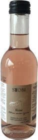 Вино розовое сухое «Stobi Rose Dry», 0.187 л
