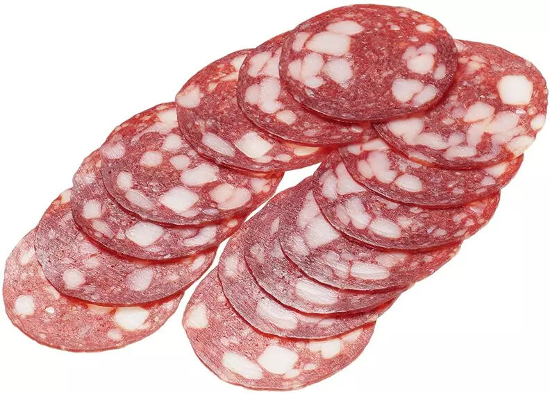 Колбаса Брауншвейгская нарезка  сырокопченая 100г