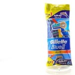 Станки для бритья Gillette Blue 2 Plus мужские одноразовые 6 шт., флоу-пак