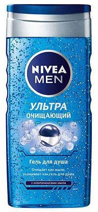 Гель Nivea для душа Ультраочищающий 250 мл., ПЭТ