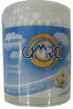 Ватные палочки Amra Мягкость облаков 100шт.
