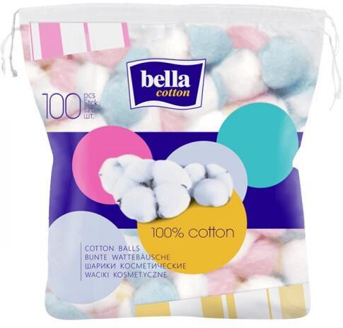 Шарики ватные Bella cotton косметические 100шт