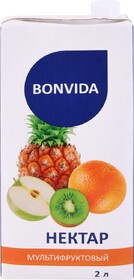 Нектар BONVIDA Мультифруктовый, 2л Россия, 2 L